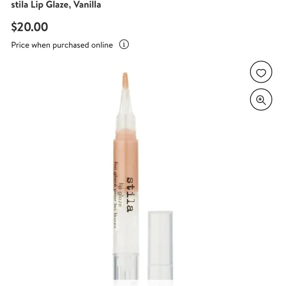 Stila New Lip Glaze in Shade Vanilla 11 Discontinued